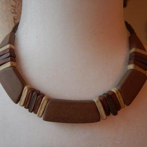 Indian clay necklace